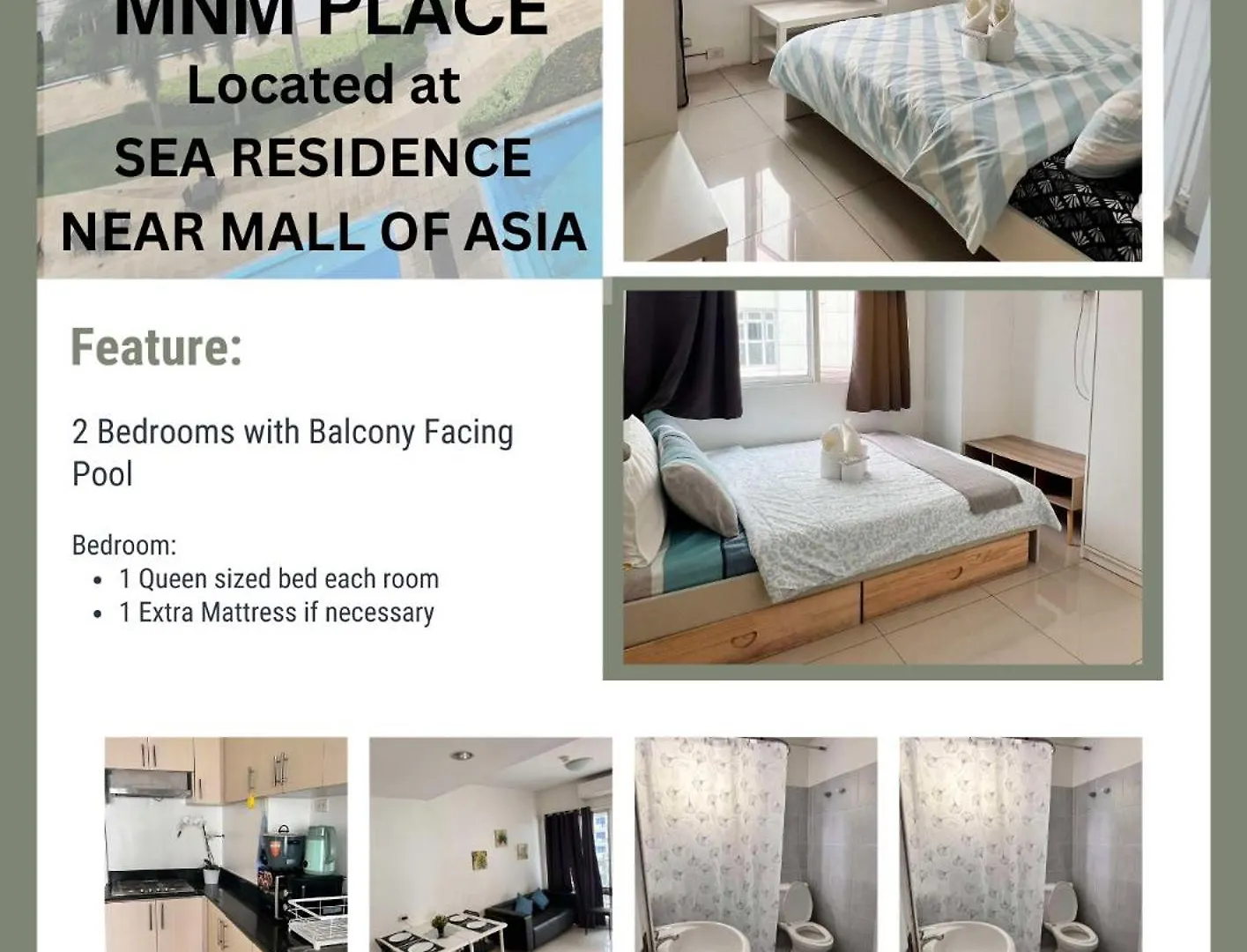 מנילה Mnm Place - Sea Residence 1B